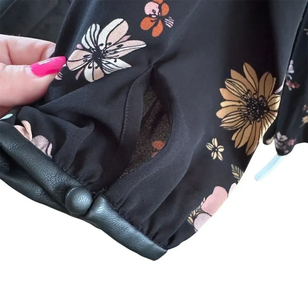 Who What Wear Floral High-Low Dress Women's XS - Picture 8 of 12